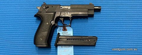 Very good condition Sig Sauer Mosquito in 22LR. Comes cased with 2 magazines. Cycles well. Hammer and trigger are sharp. Great trainer