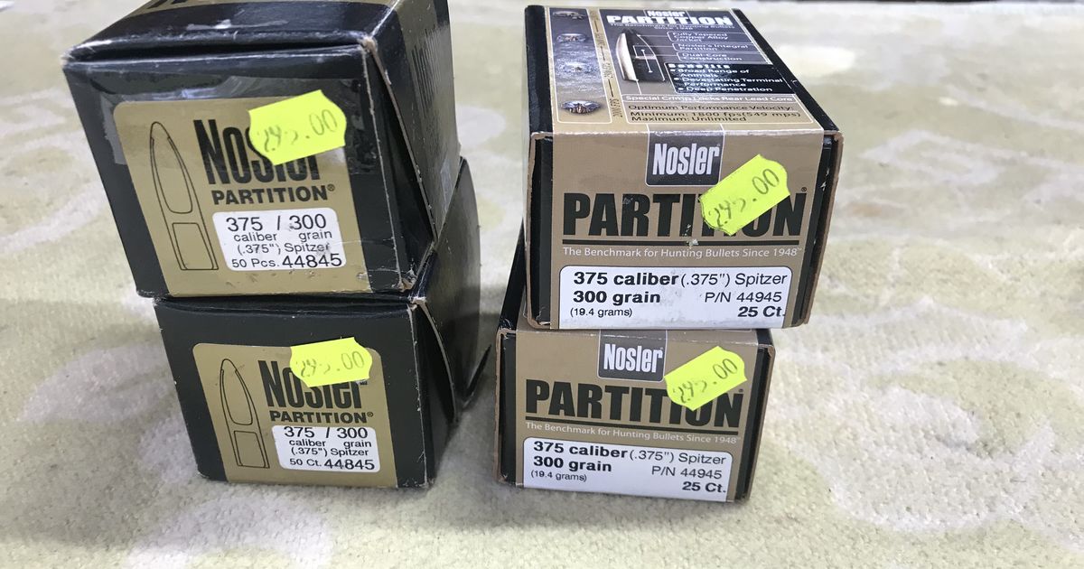NOSLER PARTITION PROJECTILES