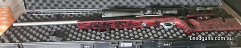 Single shot Remington700 308W F Class rifle from Accuracy Matters Griffith, 30" SS barrel only fired 1050 rounds, sub 1/2 inch moa, complete with Sightron scope