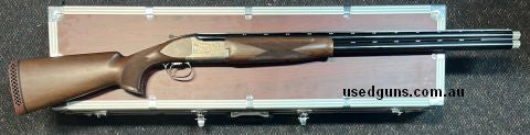 Miroku MK10 SPORT 12G with 30" Barrels. Comes cased with 6 standard and 2 extended chokes. Has seen very little use. Would be excellent except for a couple of v