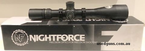 Nightforce NXS 5.5-22x56mm scope, MOART recticle, illuminated & zero stop. Price includes postage.