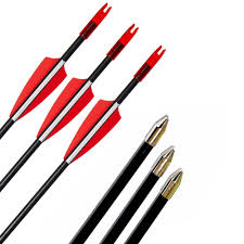 REDZONE FIBREGLASS ARROW RED/WHITE 6PK