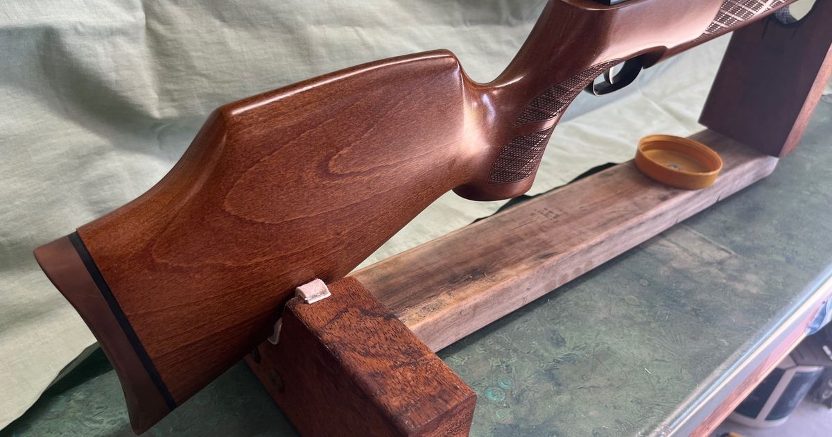 Weihrauch Air Rifle with scope and mounts