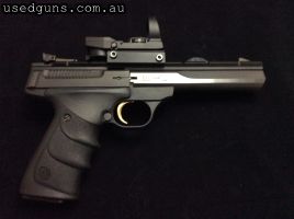 I can no longer shoot due to a shoulder injury so, sadly, I‚Äö√Ñ√¥m selling up. BROWNING BUCKMARK CONTOUR 5.5 with Buckmark reflex sight. Immaculate condition, 