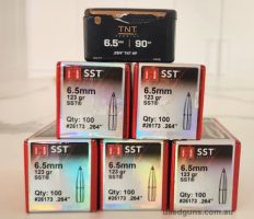 5 x Unopened Boxes of Hornandy 123 gr SST (Qty: 500) and 1 Box of Speer 90 gr TNT HP (Qty: 100)