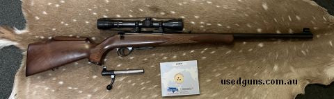 This rifle has been a safe queen for many years.  I have not used it for almost a decade after sighting it in.  It has fantastic timber and metal work.  Include