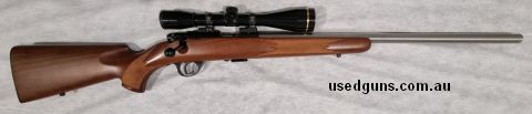 Anschutz 1710 DB heavy barrel in .22 calibre. I bought this new as my first rifle. Is in excellent condition and has probably seen less than 1000 rds in the las