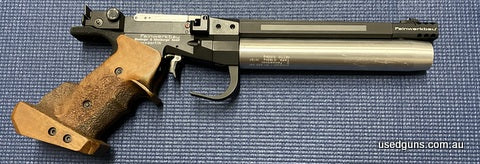 Safari Firearms Christmas Sale! Feinwerkbau 55P in 177 Air. Has a 9.75 inch barrel. Great balanced air pistol.