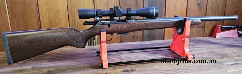 Cz 457 Varmint in 22 WMR in As new condition. Only fired approx 15 rounds. Leupold VX Freedom Rimfire 3-9x40 scope