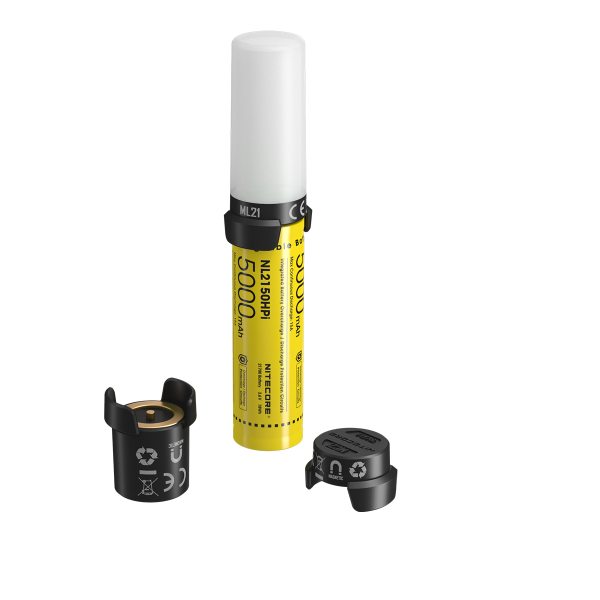 NITECORE 5000mAh RECHARGABLE LI-ION 3.6V 21700 BATTERY - SET