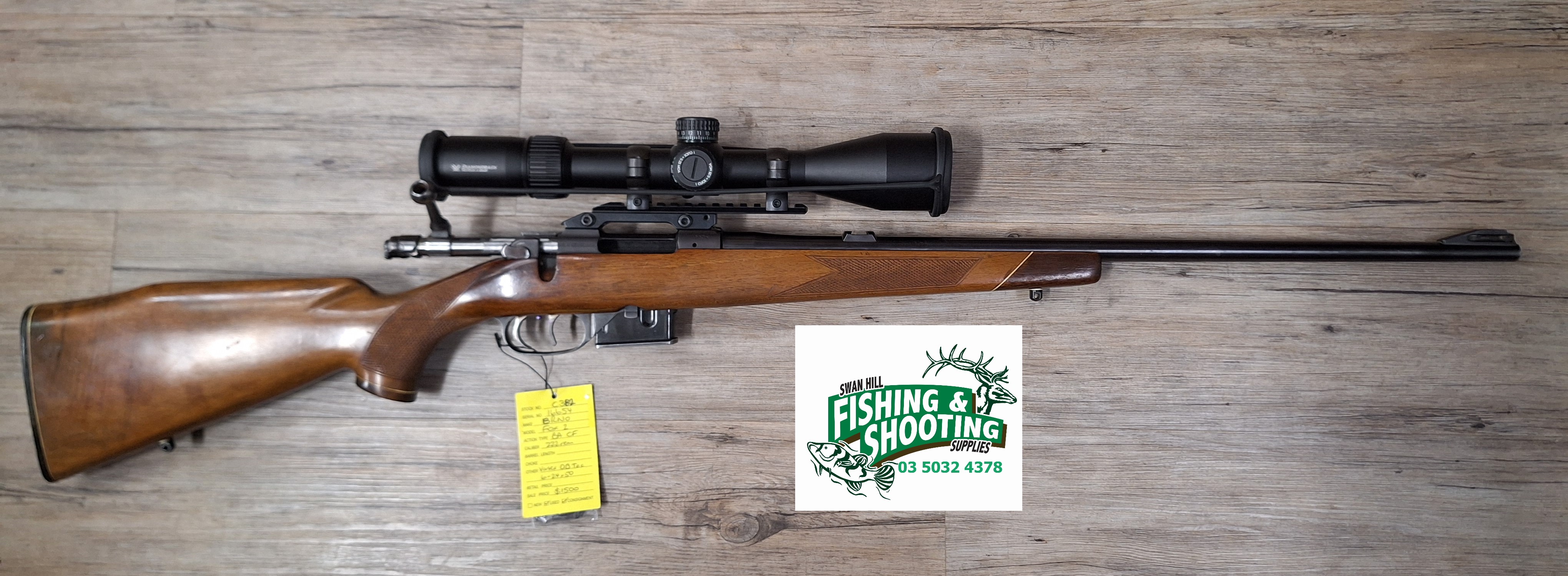 C382 BRNO Fox 2 222Rem with Vortex scope
