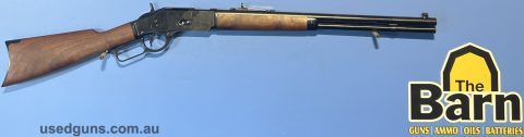 Winchester 1873 44-40. Is in excellent condition. Hasnt done much work + would a new buyer.