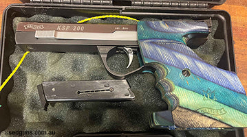 Excellent German pistol, suitable ISSF competition.