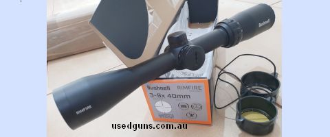 Bushnell illuminated dz22 3-9‚àö√≥40mm scope as new, bought new never fired never mounted. Battery cap mark from removing battery blocker. 1" tube SFP illuminat