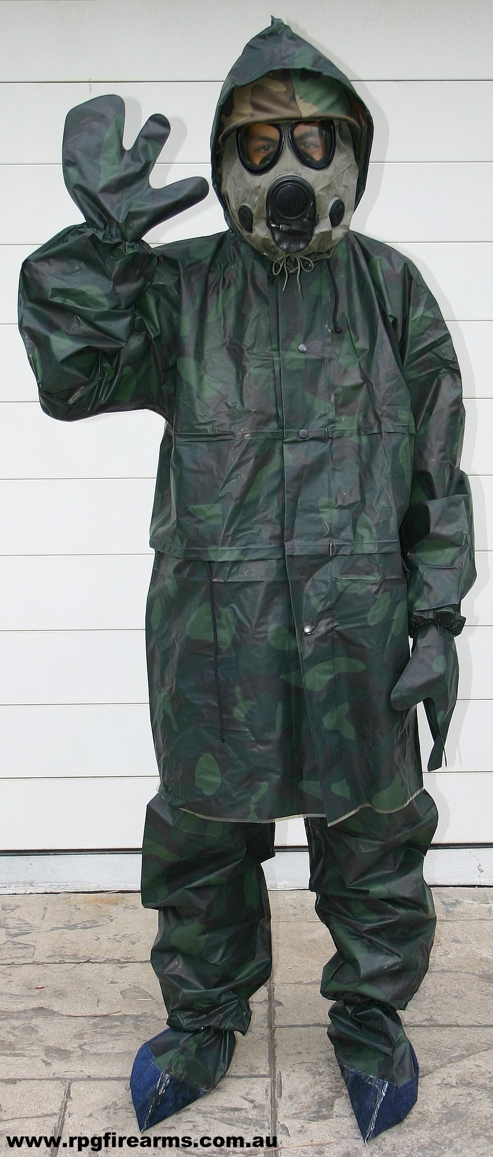 FINNISH M65 NBC SUITS Unissued Great for Fishing, hunting, camping or just keep one in the car 
for the unexpected...