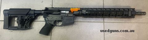 **** CAT D **** As new LaRue Tactical semi automatic rifle ready for your next contract shoots. With adjustable gas blowback system and silky smooth operation t
