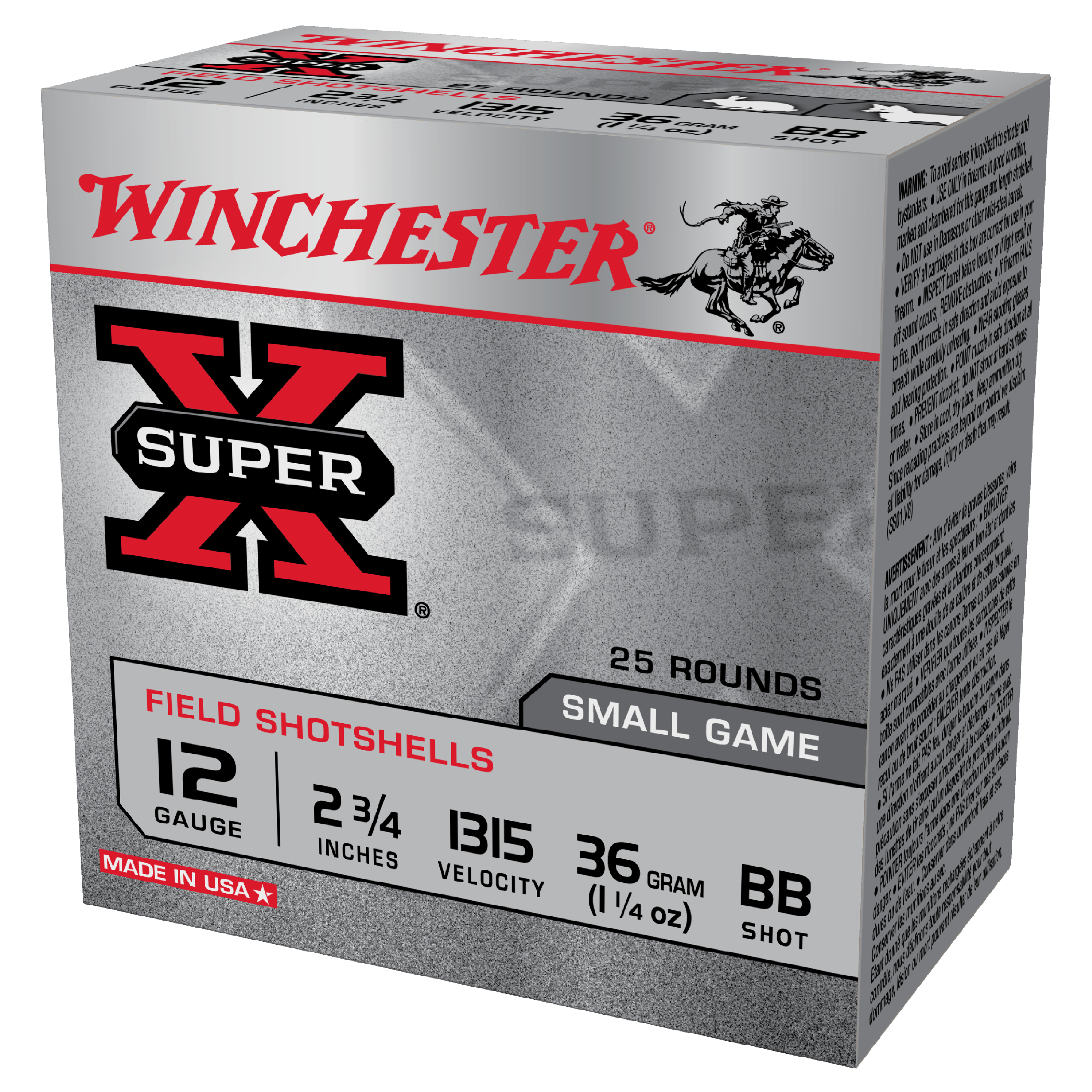 Super X 12G BB 2-3/4" 36gm