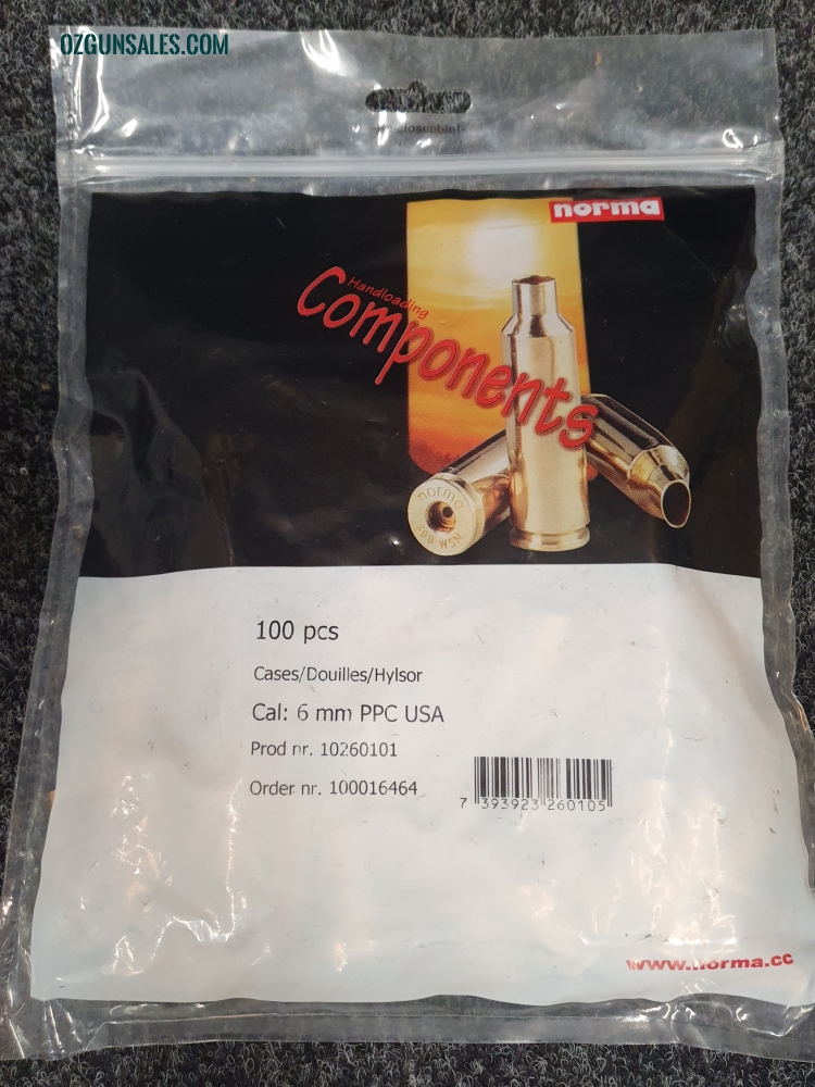 Norma 6mm PPC Brass 100pk