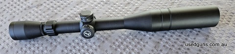 USA made scope with lifetime warranty. Removeable sun shade custom dial for elevation for HV 22 LR plus post