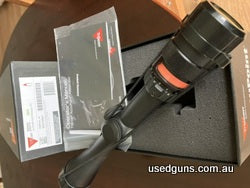 Ideal hunting scope. Brilliant optics. Triangle (Red) on post recticle. Fibre optic lighting for day use. Tritium lighting for night use. Scope little used. Clo