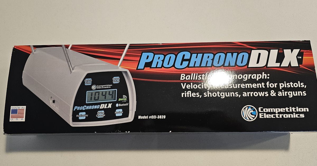 PROCHRONO DLX Bluetooth Chronograph as brand new