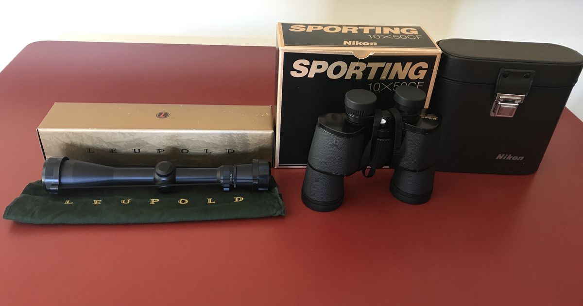 Leupold Rifle Scope & Nikon Binocular