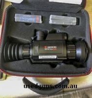 HikMicro Panther PQ50L with laser range finder in as new condition. Includes mounting rail . Bought new less than 12 months ago and only used a few times. Hardl