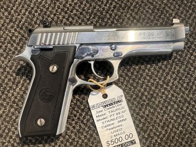 Consignment Taurus PT 99AF Stainless Steel 9mm / SN:TWH95415