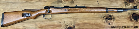 Brno post war K98 mauser rebarreled by Israel to 7.62x51 in the 1950s. Rampant lion crest on receiver with a star of david proof stamp below it, hebrew markings
