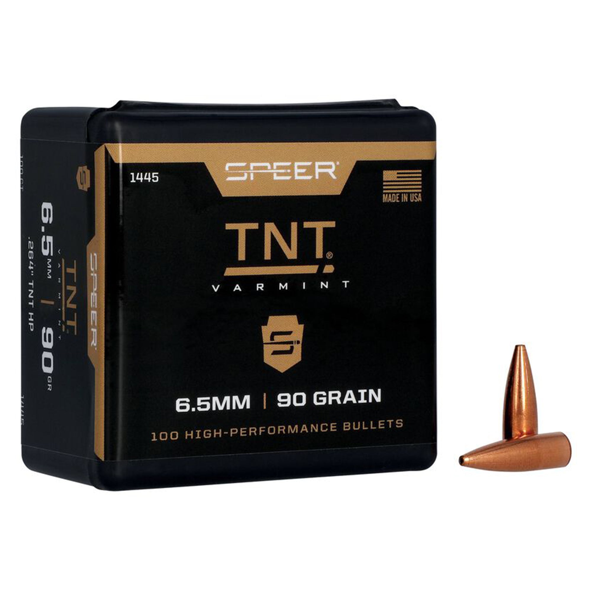 6.5mm 90gr HP TNT Varmint
