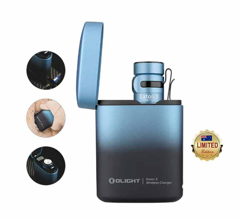 Olight Baton 3 Premium Edition Limited Blue