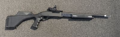 Used Remington 7600 Police Pump Action With Extra Mags And Red Dot / SN: B8527530
