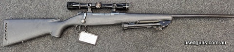 Nice and tidy Mauser 98 in 270W, rifle has had very light usage by rifling and chamber, does come with older model Leopold scope but does not have any markings 