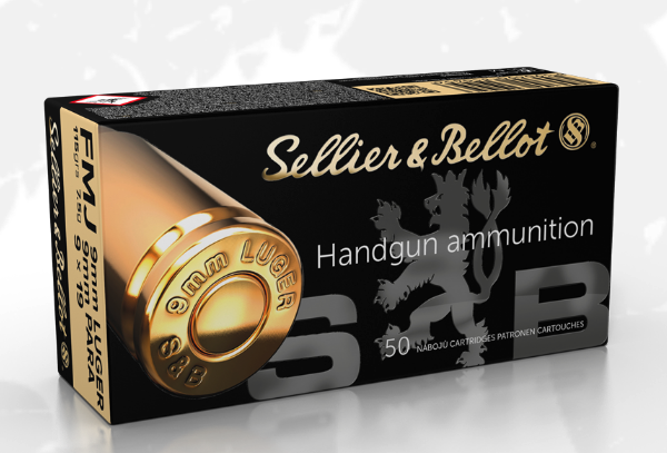 Sellier &amp; Bellot 9mm Luger 115 grain FMJ