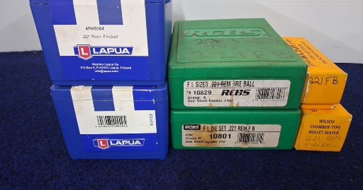 lapua 221 fb cases and dies