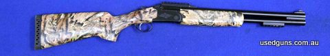 Under over 20 inch barrels, camo stock. Picatinny rails fitted