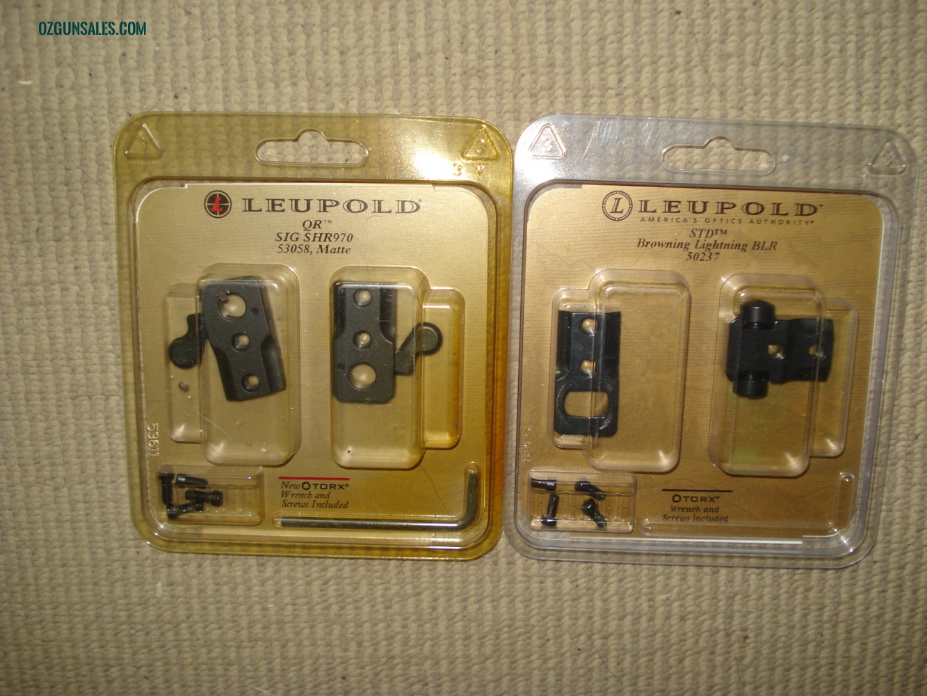 Leupold 2 piece bases for SHR970, Browning BLR
