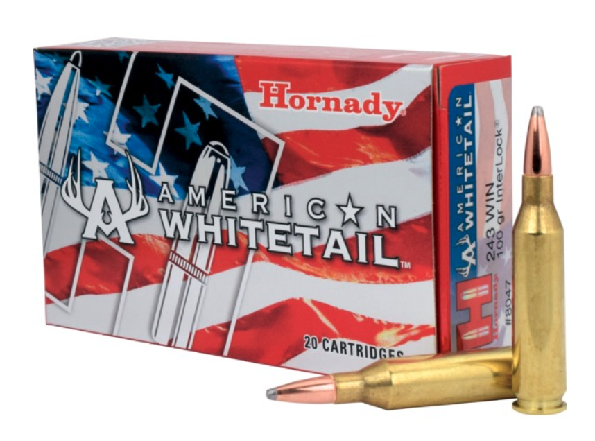 Hornady Whitetail 243Win, 100GR SP Interlock