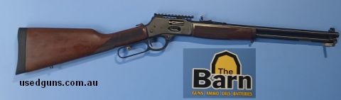 Henry HO12GC 45 long colt in excellent condition. Is the new side gate model. Comes with open sights and also has a pic rail.
