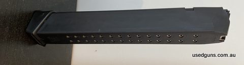 Brand new genuine 9mm Glock 33 rounders for all 9mm Glocks. Must have proper license and check your state regulations.