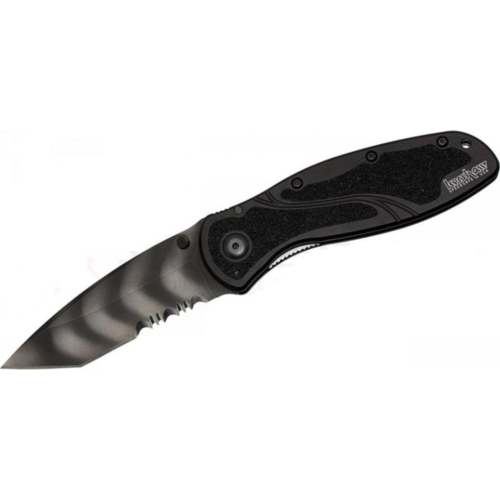 Kershaw Blur Tanto Tiger Stripe Serrated