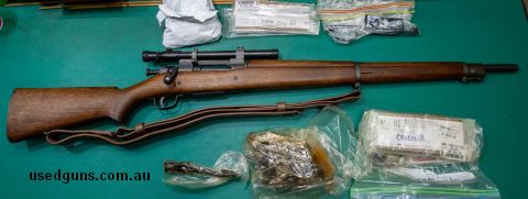 Period-correct 1903 A4 build by Gibbs Rifle Company USA. Highly regarded company that made reproductions using original parts and new barrels. Customised with c