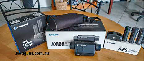 320x240 pix. @ 12 ¬¨¬µm sensor. Long detection range. Comes with 3 battery packs and factory external charger so no need to charge batteries in the unit individ