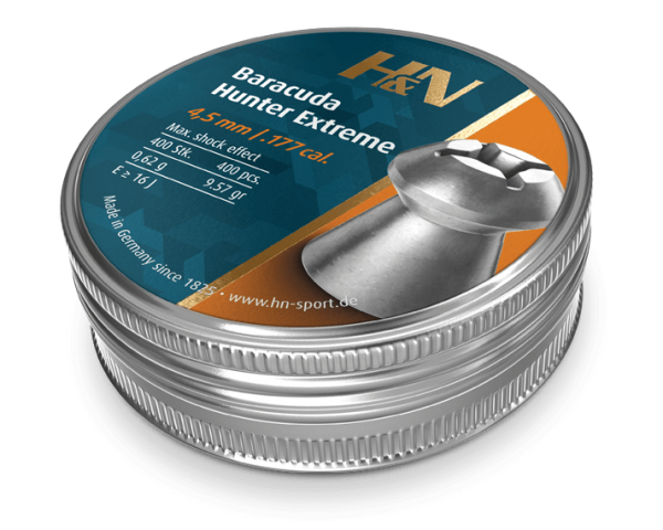 H&N BARACUDA HUNTER EXTREME .177 PELLETS 9.57GR (PER 400)