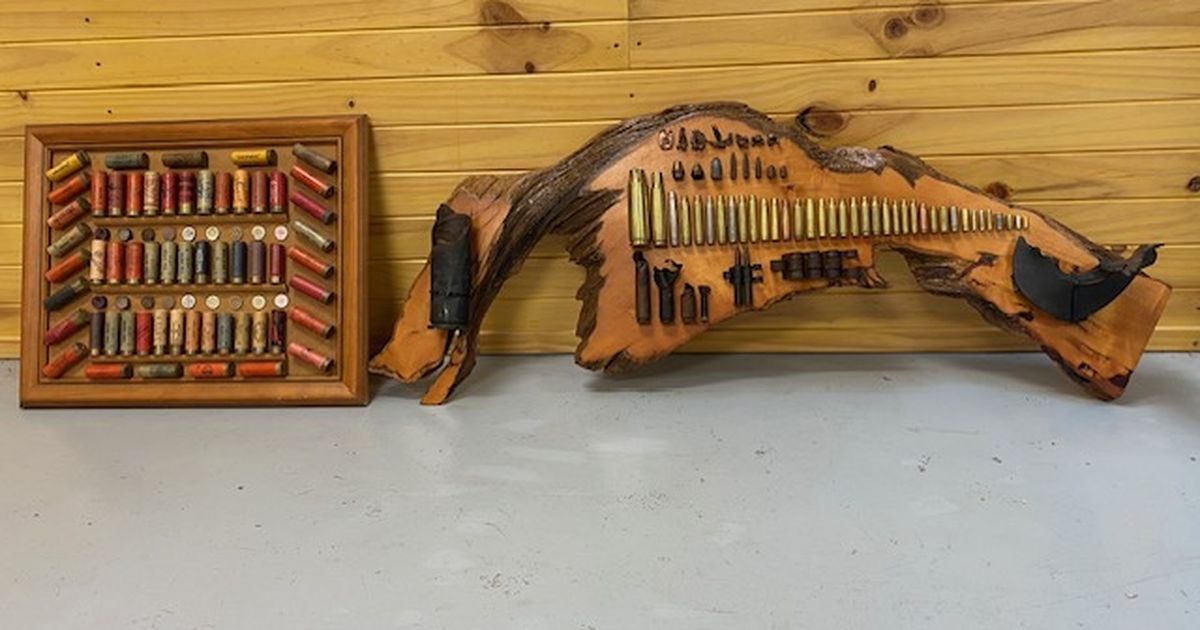 Rifle Cartridge and Shotgun Shell Collections Wall Displays