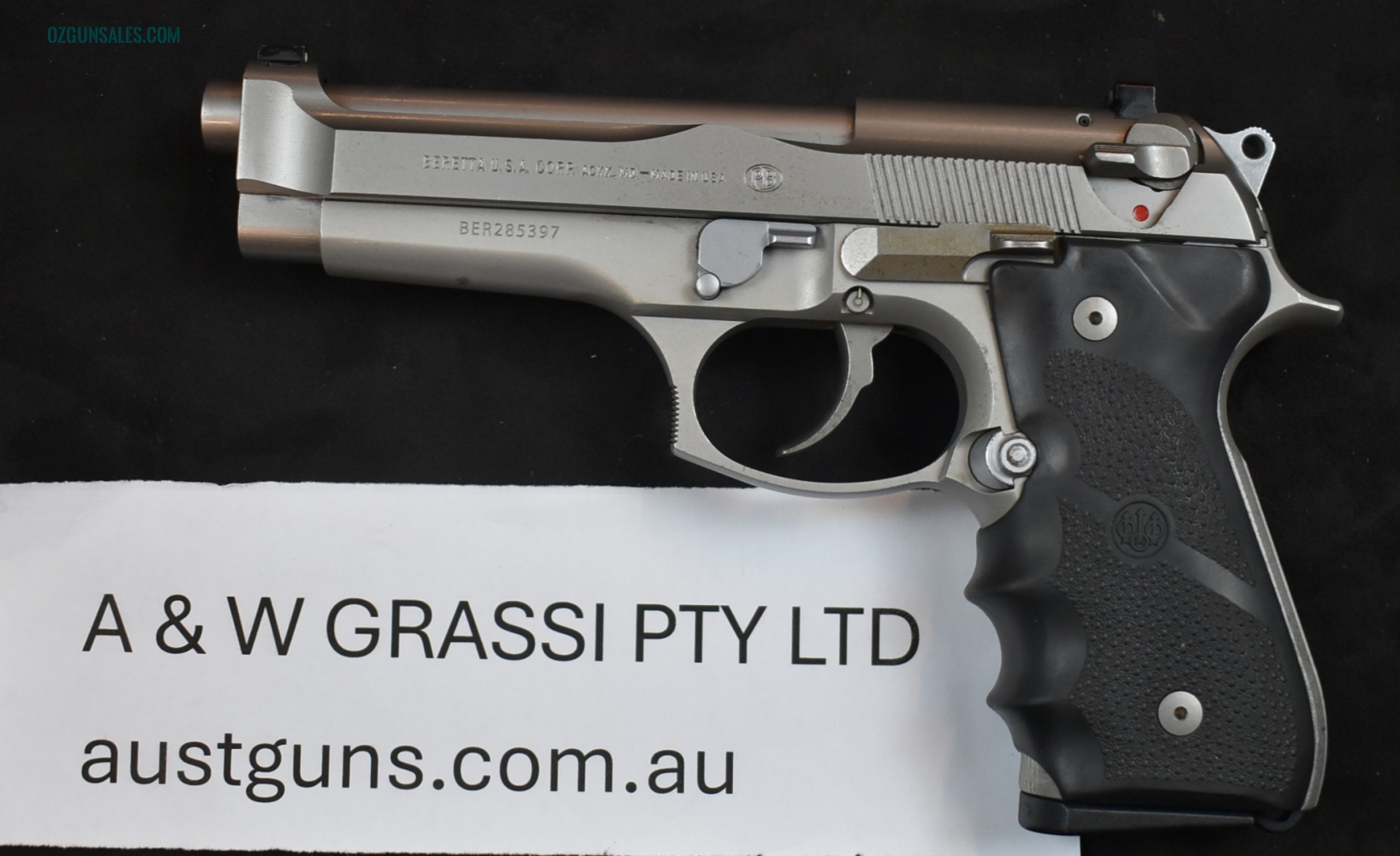 BERETTA 92 BRIGADIER STAINLESS...USED!!!