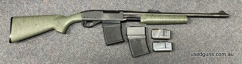 Very good condition Remington 7600 Carbine in 308W. 2 x 5 round magazines, 2 x 10 round Lucky 13 magazines. $65 freight to your dealer Australia wide. 2 month l