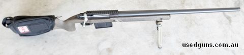 Ruger hawkeye long range target 300 win mag.  Very good condition Very accurate rifle. Low round rifle, Factory muzzle brake, Magpul bipod, Hornady cheek pad X2