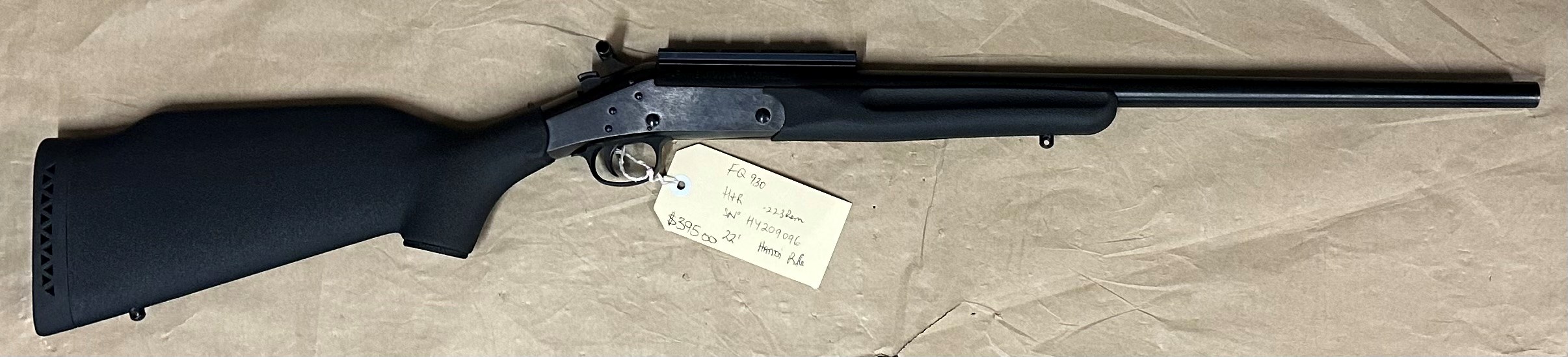 Harrington and Richardson .223 HY209096 Tag FQ930 NFID F00003701