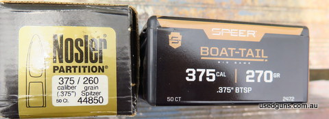 1 Box speer 270 grn Grand Slams, Part Box 260 grn Nosler partition. (30 Projectiles.) $150.00 plus $15.00 postage. Or pick up Melton.